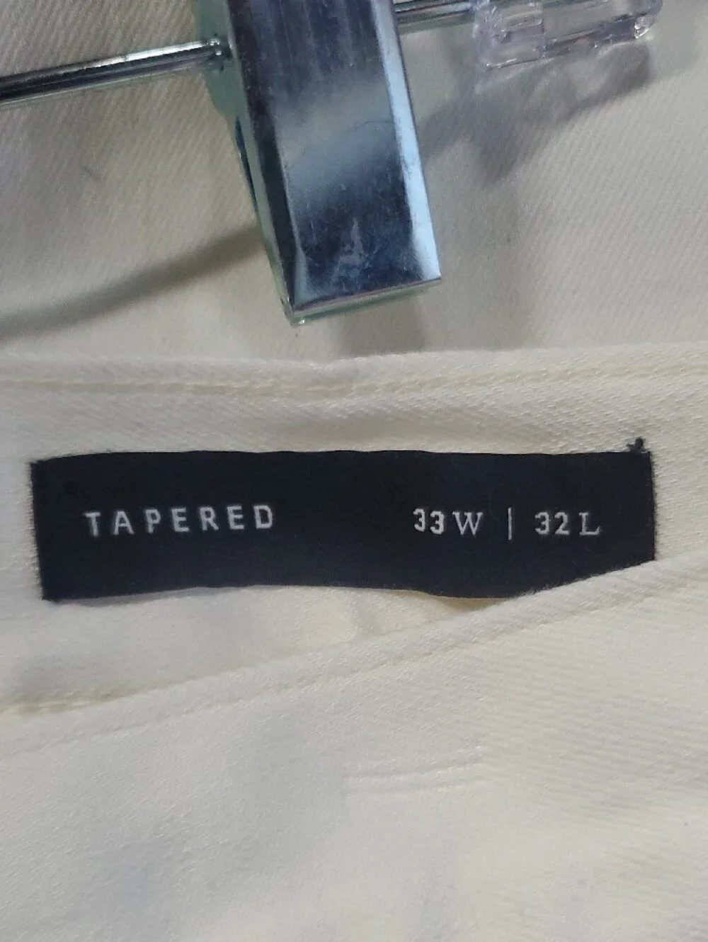 Banana Republic Men's Slim Skinny Jeans in Cream 33w 32L